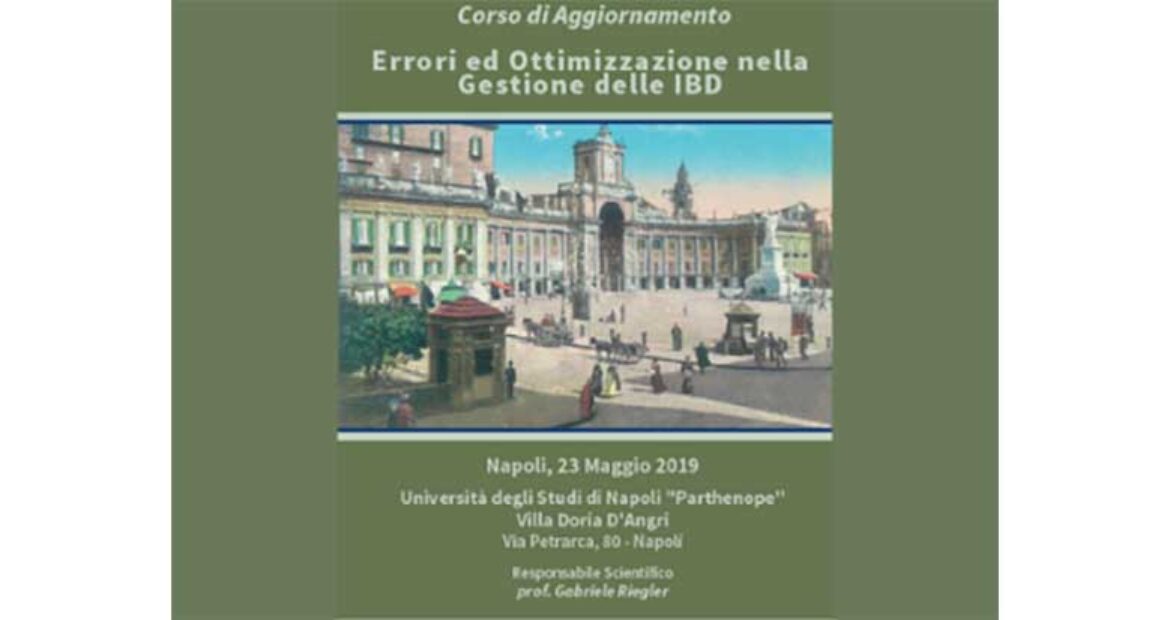 CONGRESSO: ERRORI ED OTTIMIZZAZIONE NELLA GESTIONE DELLE IBD